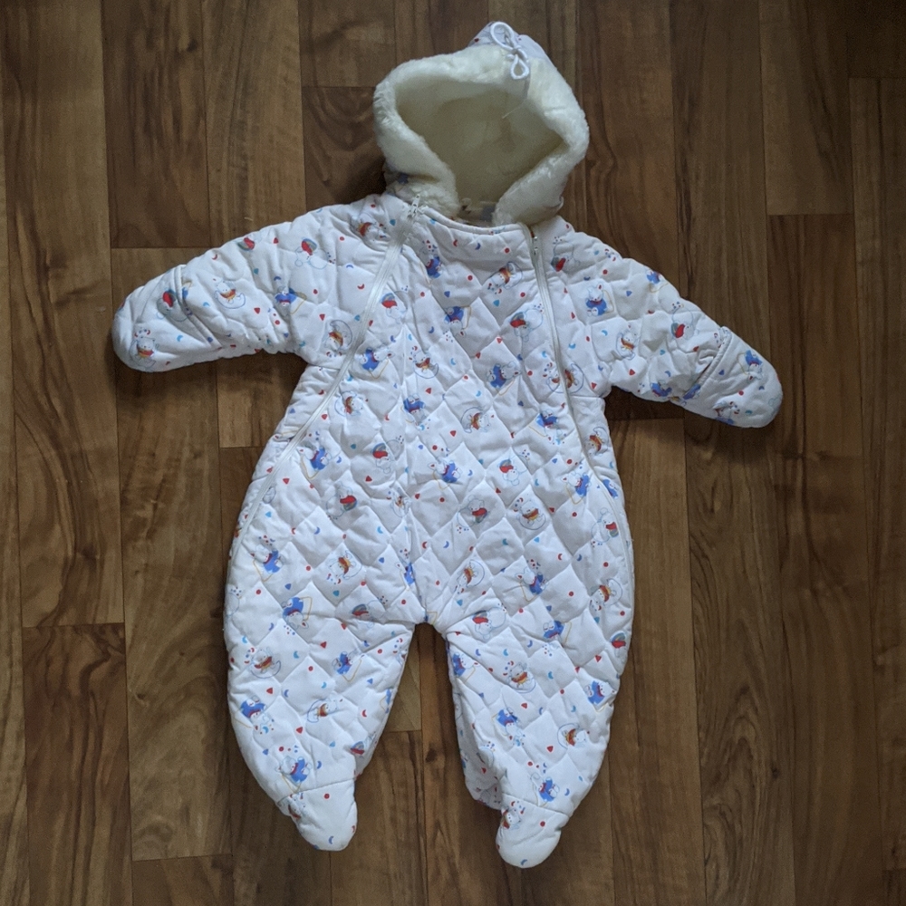 ♥️Vintage Warm Toddletime One Piece Snow Suit Coat